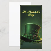 St. Patrick’s Day Hut und Shamrock-Design (Vorne/Hinten)