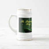 St. Patrick’s Day Hut und Shamrock-Design Bierglas (Links)