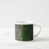 St. Patrick’s Day Hut und Shamrock-Design Espressotasse (Rechts)