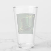 St. Patrick’s Day Hut und Shamrock-Design Glas (Rückseite)