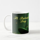 St. Patrick’s Day Hut und Shamrock-Design Kaffeetasse (Links)