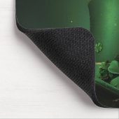 St. Patrick’s Day Hut und Shamrock-Design Mousepad (Ecke)