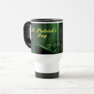 St. Patrick’s Day Hut und Shamrock-Design Reisebecher