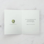 St. Patrick’s Day Irisches Glück Shamrock Grußkart Karte (Innenseite)