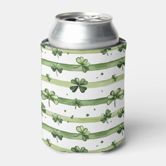 St. Patrick’s Day Irisches Kleeblatt-Design Dosenkühler (Kanne Vorderseite)