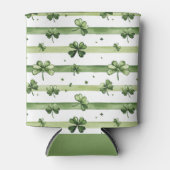 St. Patrick’s Day Irisches Kleeblatt-Design Dosenkühler (Vorderseite)