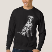 St Patrick S Day Irish Boxer Dog Kleeblatt Sweatshirt (Vorderseite)