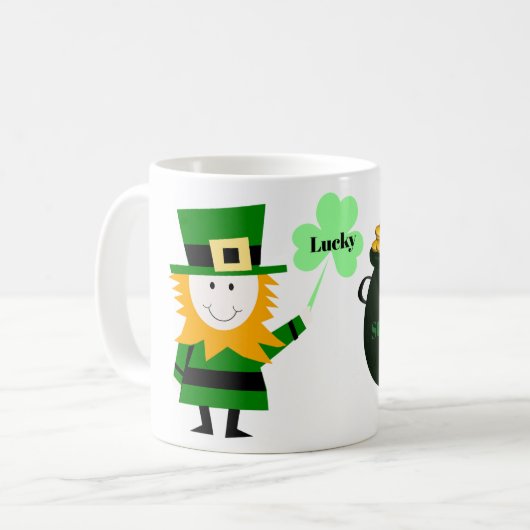 St Patrick;s Day Irish Coffee Tasse (Vorderseite Links)