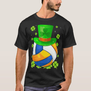 St Patrick S Day Irish Volleyball Lover Hat Shamro T-Shirt