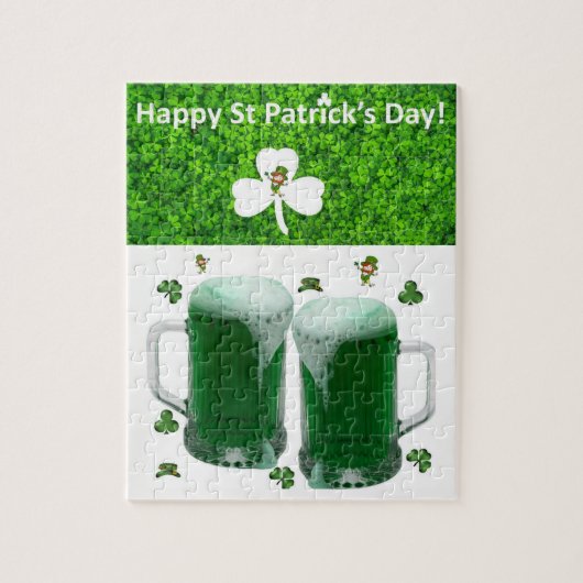 St. Patrick’s Day Jigsaw Puzzle Beer (Vertikal)