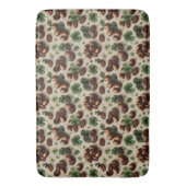 St. Patrick’s Day Kaffee & Shamrock-Muster Badematte (Vorderseite Vertikal)