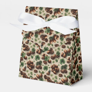 St. Patrick’s Day Kaffee & Shamrock-Muster Geschenkschachtel