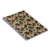 St. Patrick’s Day Kaffee & Shamrock-Muster Notizblock (Rechte Seite)