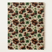 St. Patrick’s Day Kaffee & Shamrock-Muster Planer (Rückseite)