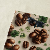 St. Patrick’s Day Kaffee & Shamrock-Muster Strandtuch (Beispiel)