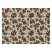 St. Patrick’s Day Kaffee & Shamrock-Muster Tischdecke (Vorderseite (Horizontal))
