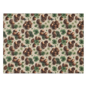 St. Patrick’s Day Kaffee & Shamrock-Muster Tischdecke (Vorderseite (Horizontal))