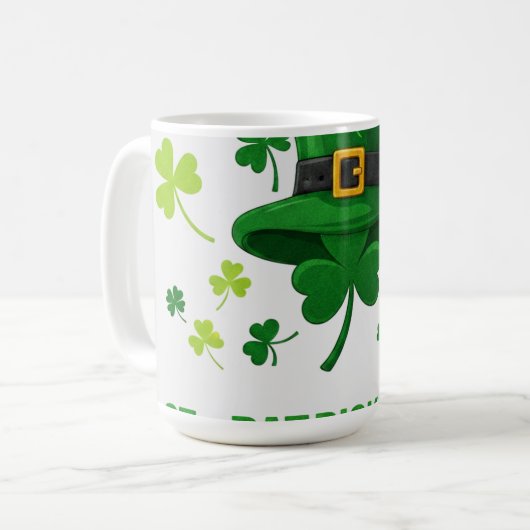 ST. PATRICK`S DAY KAFFEETASSE (Vorderseite Links)