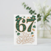 St. Patrick’s Day Karte 67 Meme Kinder (Stehend Vorderseite)