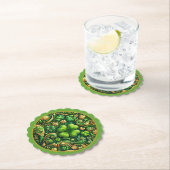 St. Patrick’s Day Kleeblatt-Design Untersetzer (Vor Ort)