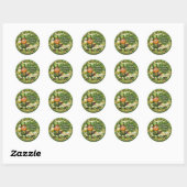 St. Patrick’s Day Kobold-Aufkleber-Set Runder Aufkleber (Blatt)