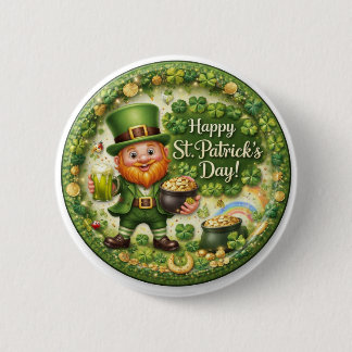 St. Patrick’s Day Kobold-Knopf Button