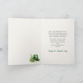 St. Patrick’s Day Leprechaun Lustige Karte (Innenseite)
