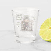 St. Patrick’s Day Leprechaun Toast Shot Glass Schnapsglas (Rückseite)