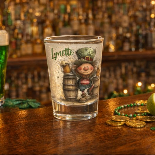 St. Patrick’s Day Leprechaun Toast Shot Glass Schnapsglas