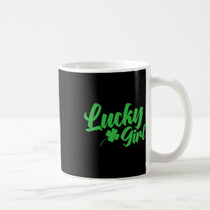 St Patrick`s Day Lucky Girl Kaffeetasse