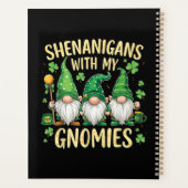 St Patrick’s Day Lucky Shamrock Gnome  Planer (Rückseite)