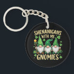 St Patrick’s Day Lucky Shamrock Gnome  Schlüsselanhänger<br><div class="desc">St Patrick’s Day Lucky Shamrock Gnome</div>