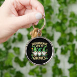 St Patrick’s Day Lucky Shamrock Gnome  Schlüsselanhänger<br><div class="desc">St Patrick’s Day Lucky Shamrock Gnome Irish Green</div>