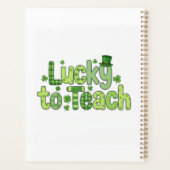 St. Patrick’s Day Lucky to Teach Teacher Planer (Rückseite)