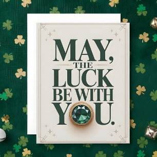 St. Patrick’s Day May The Luck Grußkarte Feiertagskarte