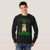 St Patrick S Day mit meinen Welpen St Patrick Lepr T-Shirt (Vorne ganz)
