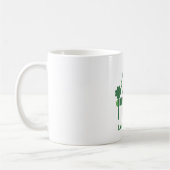 St. Patrick’s Day mit minimalistischer Lucky Lepre Kaffeetasse (Links)