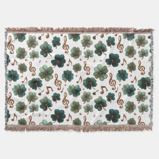 St. Patrick’s Day Musical Shamrock Decke (Vorderseite)