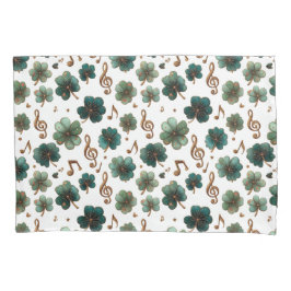 St. Patrick’s Day Musical Shamrock Kissenbezug