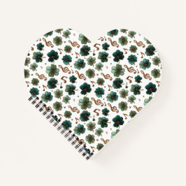 St. Patrick’s Day Musical Shamrock Notizblock