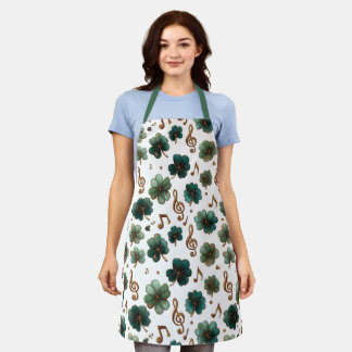 St. Patrick’s Day Musical Shamrock Schürze