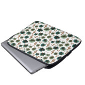 St. Patrick’s Day Musik-Shamrock Laptopschutzhülle (Vorne Knopf)