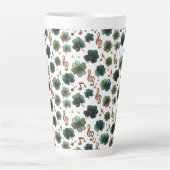 St. Patrick’s Day Musikalisches Kleeblatt Milchtasse (Vorderseite)