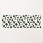 St. Patrick’s Day Musikalisches Kleeblatt Yogamatte (Vorderseite (Horizontal))
