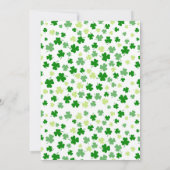 St. Patrick’s Day Party Einladung (Rückseite)