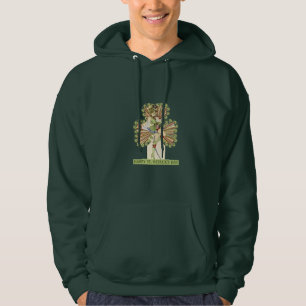 St. Patrick’s Day Pin-up Mädchen vintage Hoodie