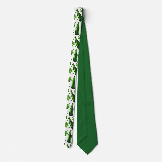 St. Patrick’s Day Pints & Petals Krawatte (Rückseite)