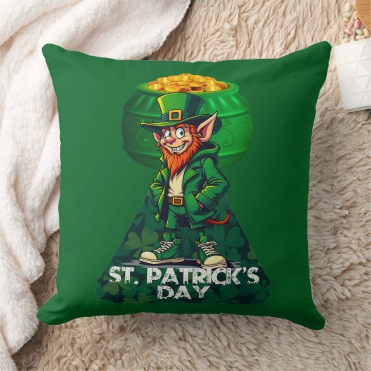 St Patrick’s Day Pot of Gold - almofada Kissen (Decke)