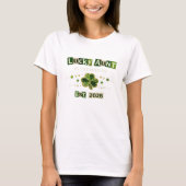 St. Patrick’s Day Pregnancy Announcement T-Shirt (Vorderseite)