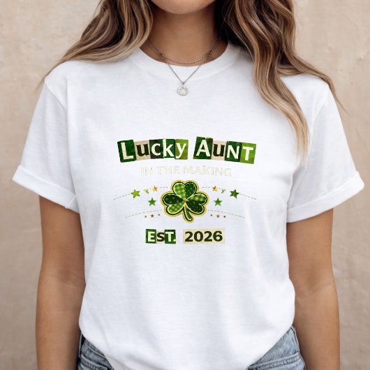 St. Patrick’s Day Pregnancy Announcement T-Shirt